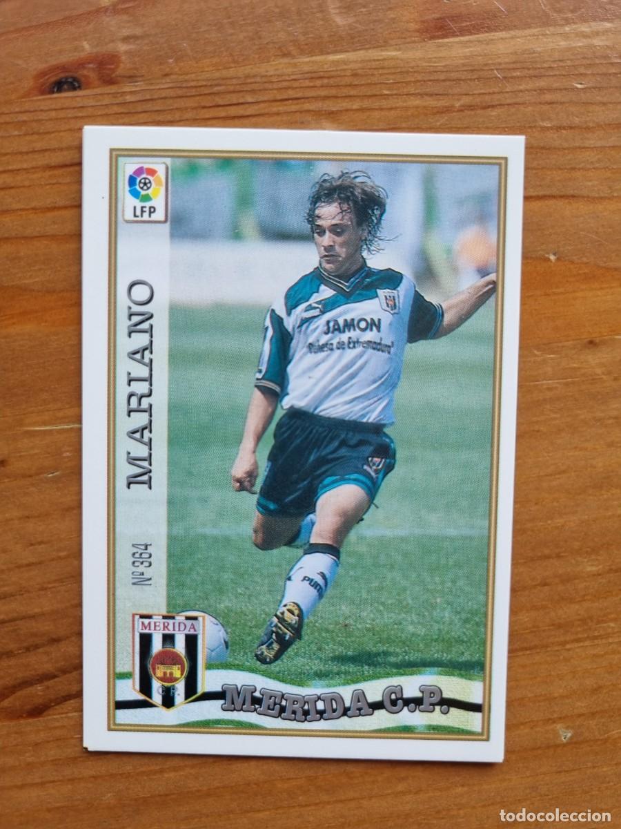 Cromos de f&uacute;tbol: 364 MARIANO (CP M&eacute;rida). Las Fichas de la Liga 1997 1998 97 98 (Mundicromo)