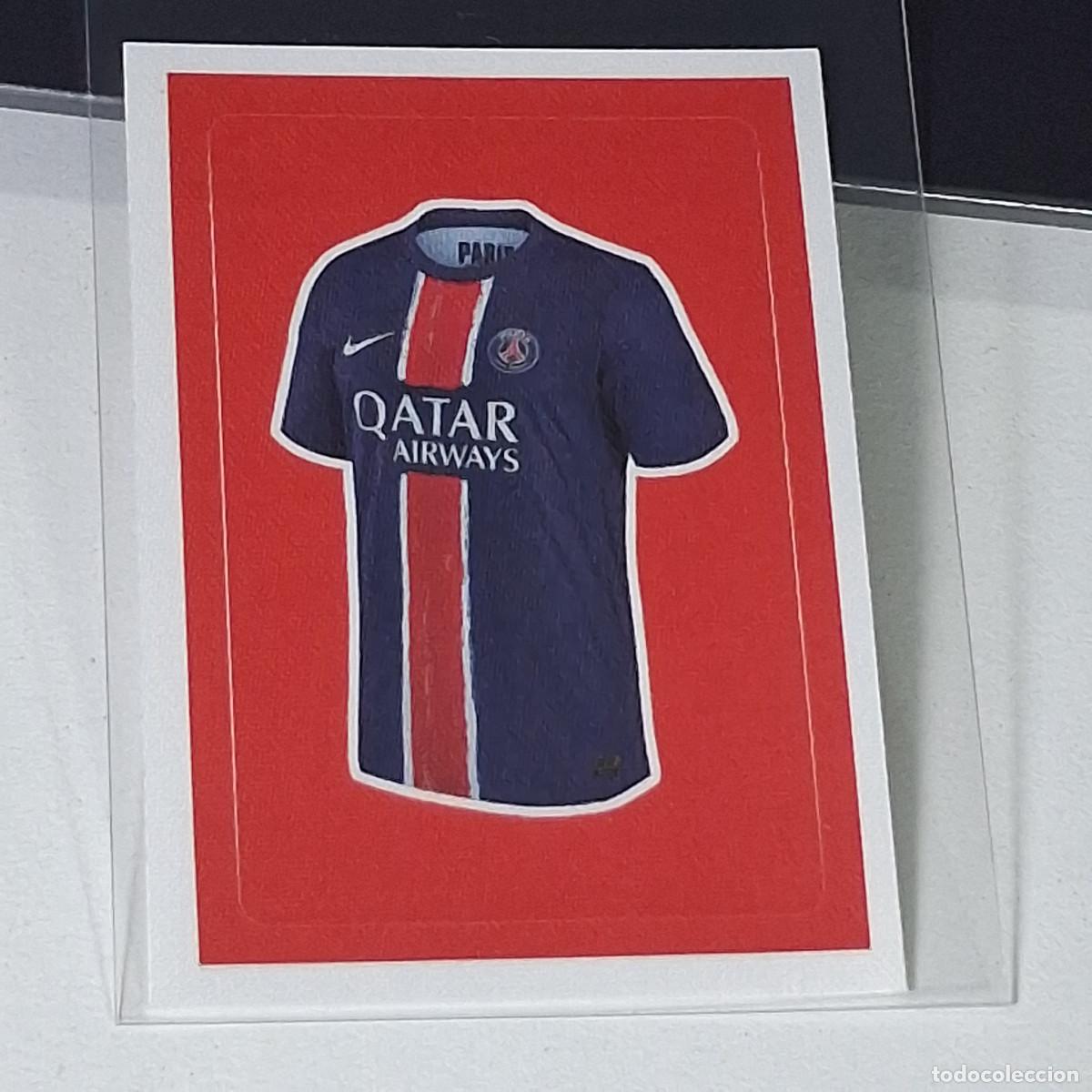 Cromos de f&uacute;tbol: B41 368 CAMISETA PARIS SAINT GERMAIN PSG FUTBOL PANINI LIGUE 1 FOOT 24-25 LIGA FRANCIA 2024-2025