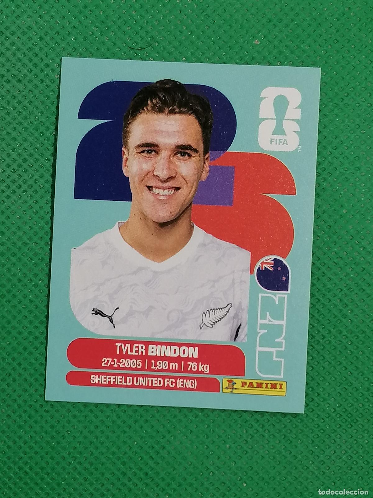 Football Stickers: NZL 7 NZL7 TYLER BINDON NUEVA ZELANDA ⚽ PANINI FIFA MUNDIAL WORLD CUP 26 2026 STICKER ⚽