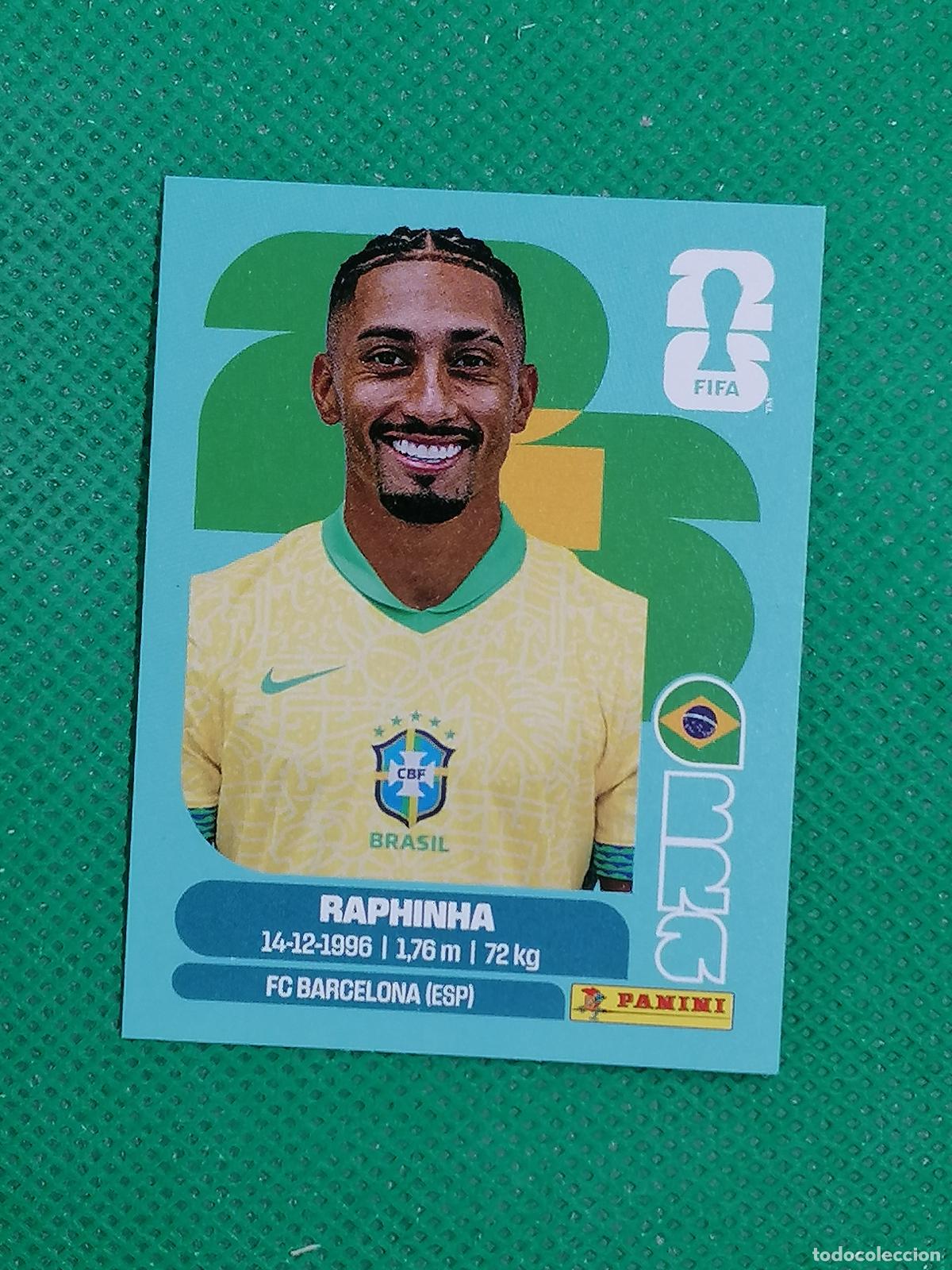 Football Stickers: BRA 19 BRA19 RAPHINHA BRASIL ⚽ PANINI FIFA MUNDIAL WORLD CUP 26 2026 STICKER ⚽