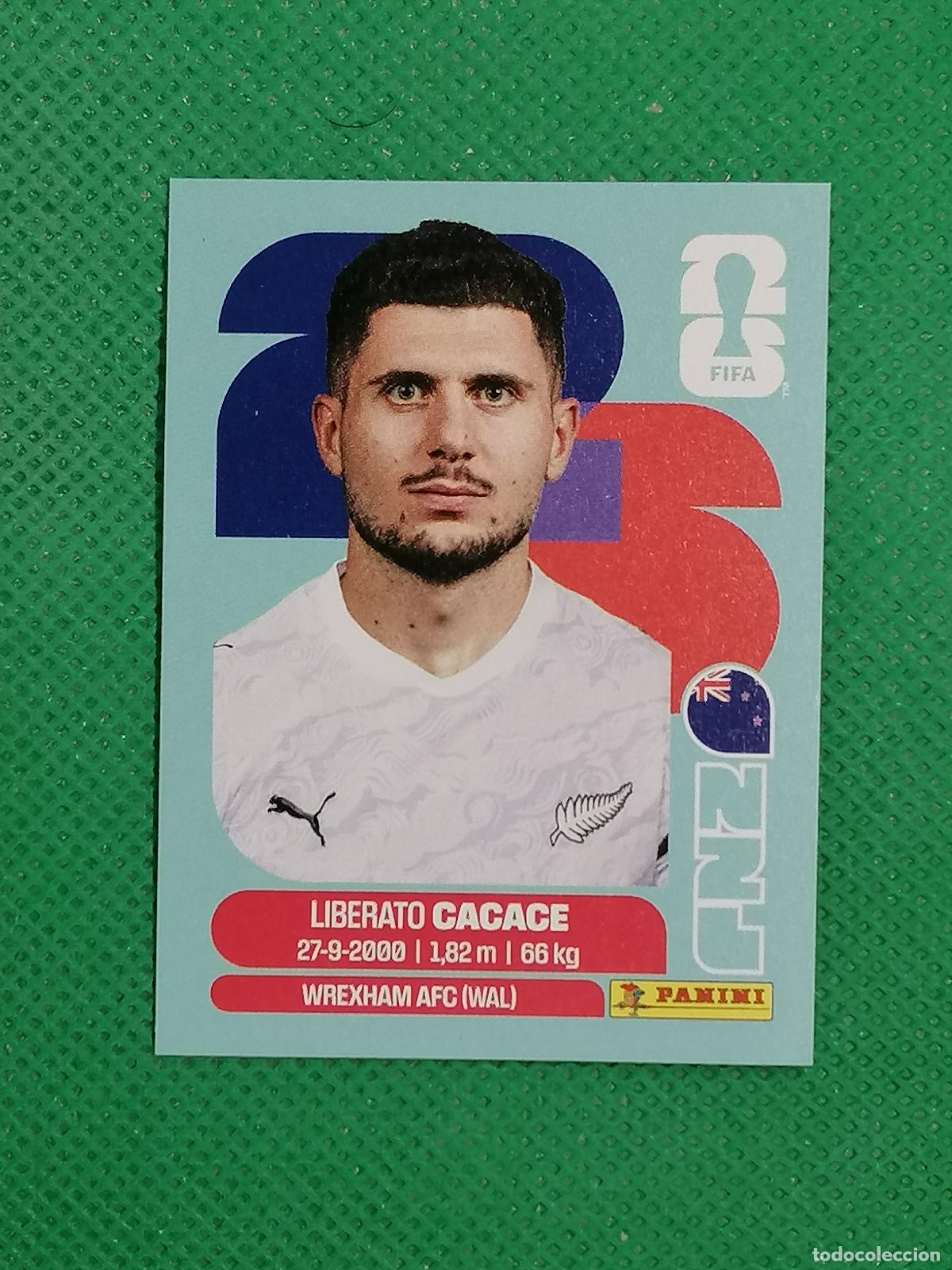 Fu&szlig;ball-Sticker: NZL 5 NZL5 LIBERATO CACACE NUEVA ZELANDA ⚽ PANINI FIFA MUNDIAL WORLD CUP 26 2026 STICKER ⚽
