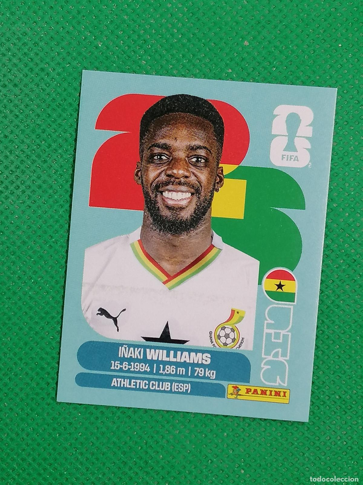 Fu&szlig;ball-Sticker: GHA 15 GHA15 I&Ntilde;AKI WILLIAMS GHANA ⚽ PANINI FIFA MUNDIAL WORLD CUP 26 2026 STICKER ⚽