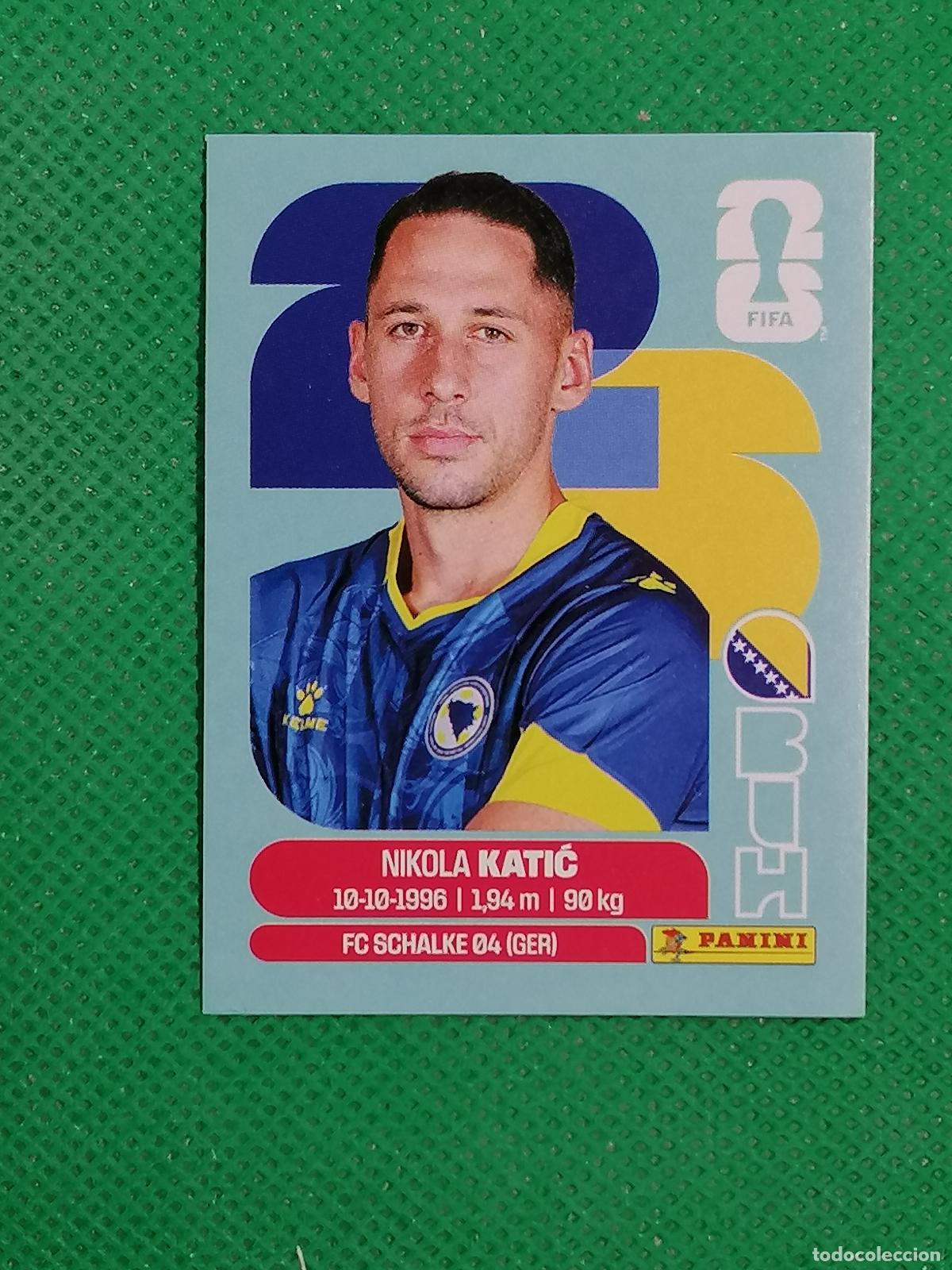 Fu&szlig;ball-Sticker: BIH 7 BIH7 NIKOLA KATIC BOSNIA HERZEGOVINA ⚽ PANINI FIFA MUNDIAL WORLD CUP 26 2026 STICKER ⚽