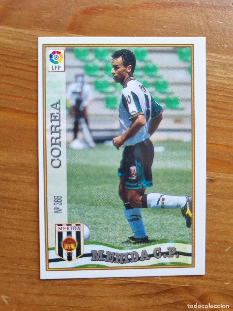 Fu&szlig;ball-Sticker: 368 CORREA (CP M&eacute;rida). Las Fichas de la Liga 1997 1998 97 98 (Mundicromo)