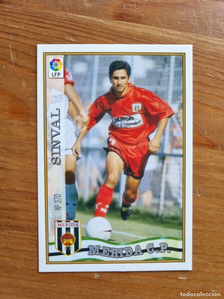 Fu&szlig;ball-Sticker: 370 SINVAL (CP M&eacute;rida). Las Fichas de la Liga 1997 1998 97 98 (Mundicromo)