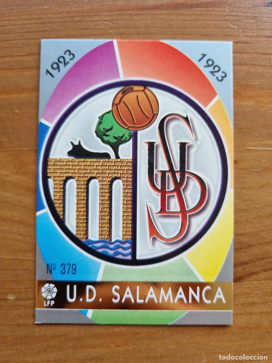 Cromos de f&uacute;tbol: 379 ESCUDO (UD Salamanca). Las Fichas de la Liga 1997 1998 97 98 (Mundicromo)