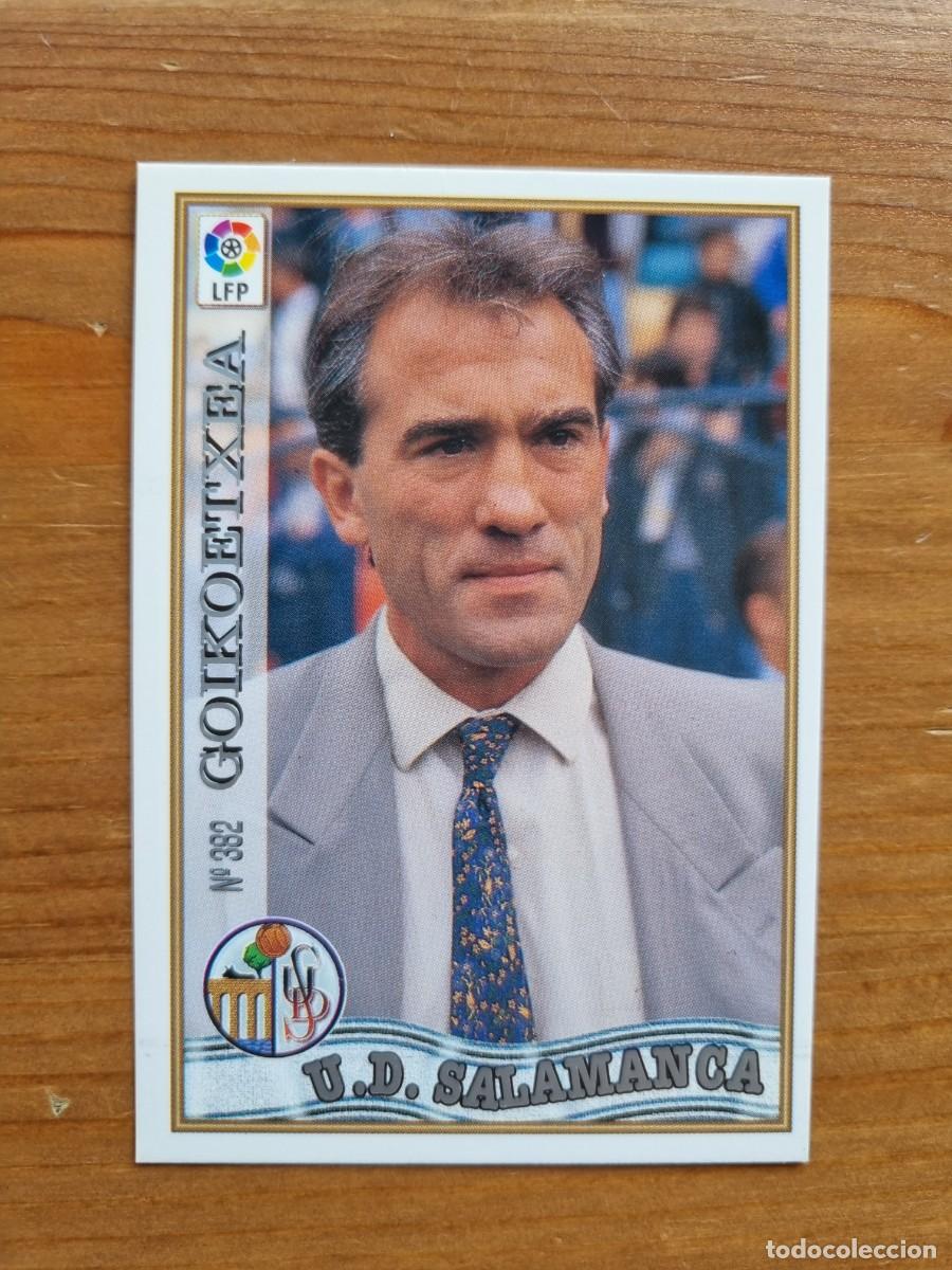 Cromos de f&uacute;tbol: 382 GOIKOETXEA (UD Salamanca). Las Fichas de la Liga 1997 1998 97 98 (Mundicromo)