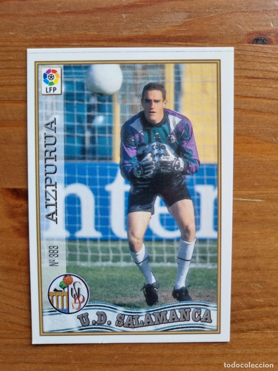 Cromos de f&uacute;tbol: 383 AIZPURUA (UD Salamanca). Las Fichas de la Liga 1997 1998 97 98 (Mundicromo)