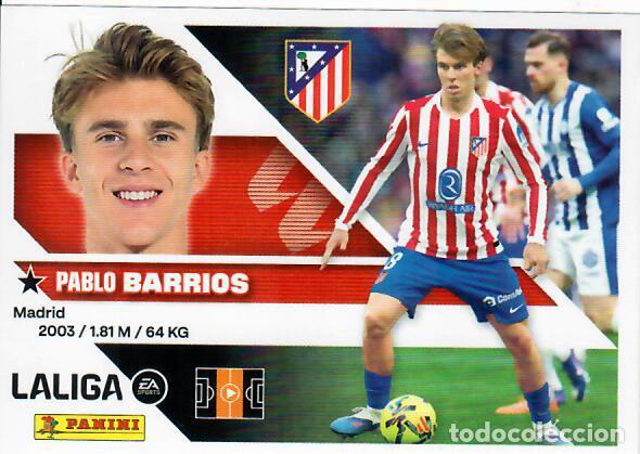 Cromos de f&uacute;tbol: CROMO PANINI LIGA ESTE 26 27 - N&ordm; 12 - BARRIOS - ATL&Eacute;TICO DE MADRID