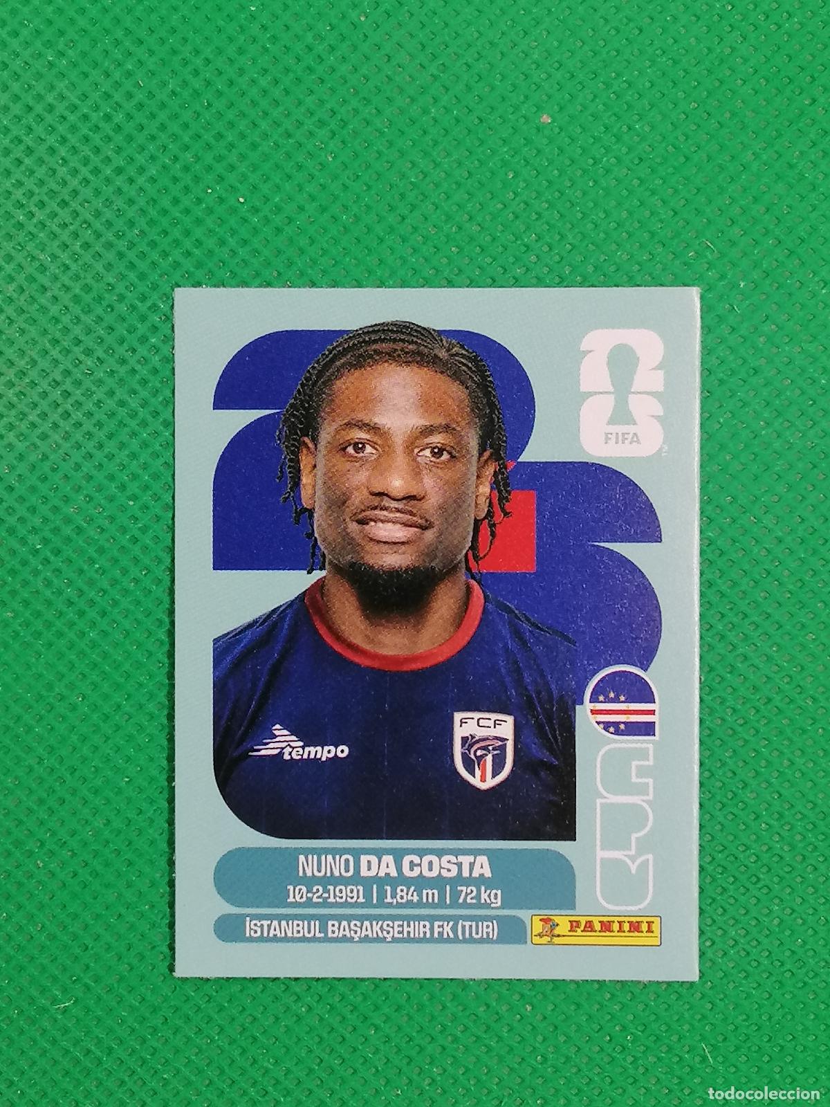 Cromos de f&uacute;tbol: NUNO DA COSTA CABO VERDE CPV UPDATE SET ⚽ PANINI FIFA MUNDIAL WORLD CUP 26 2026 STICKER ⚽
