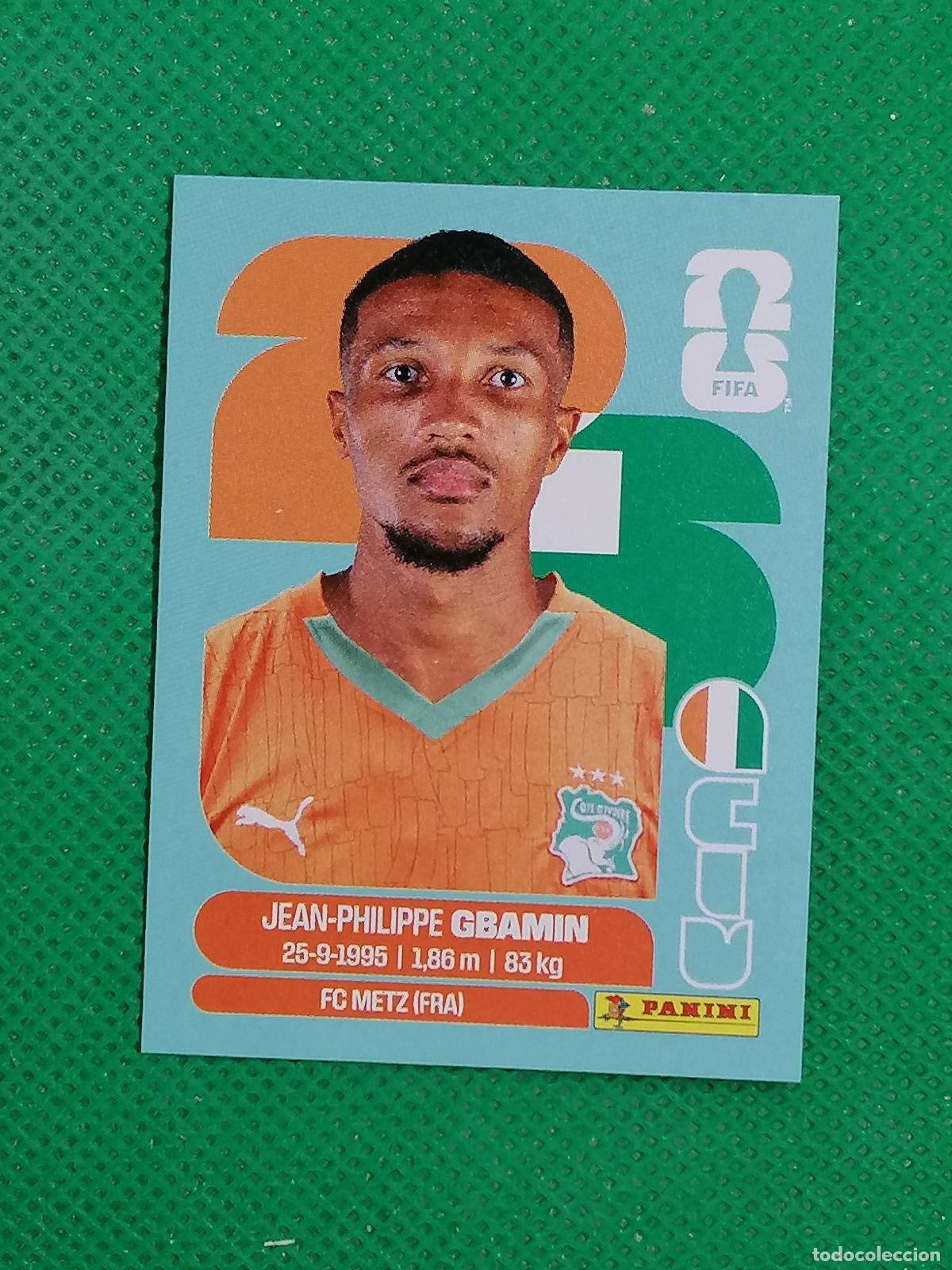 Cromos de f&uacute;tbol: CIV 14 CIV14 JEAN PHILIPPE GBAMIN COSTA DE MARFIL ⚽ PANINI FIFA MUNDIAL WORLD CUP 26 2026 STICKER ⚽