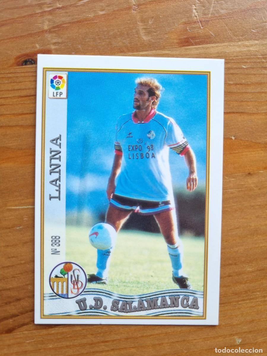 Cromos de f&uacute;tbol: 388 LANNA (UD Salamanca). Las Fichas de la Liga 1997 1998 97 98 (Mundicromo)