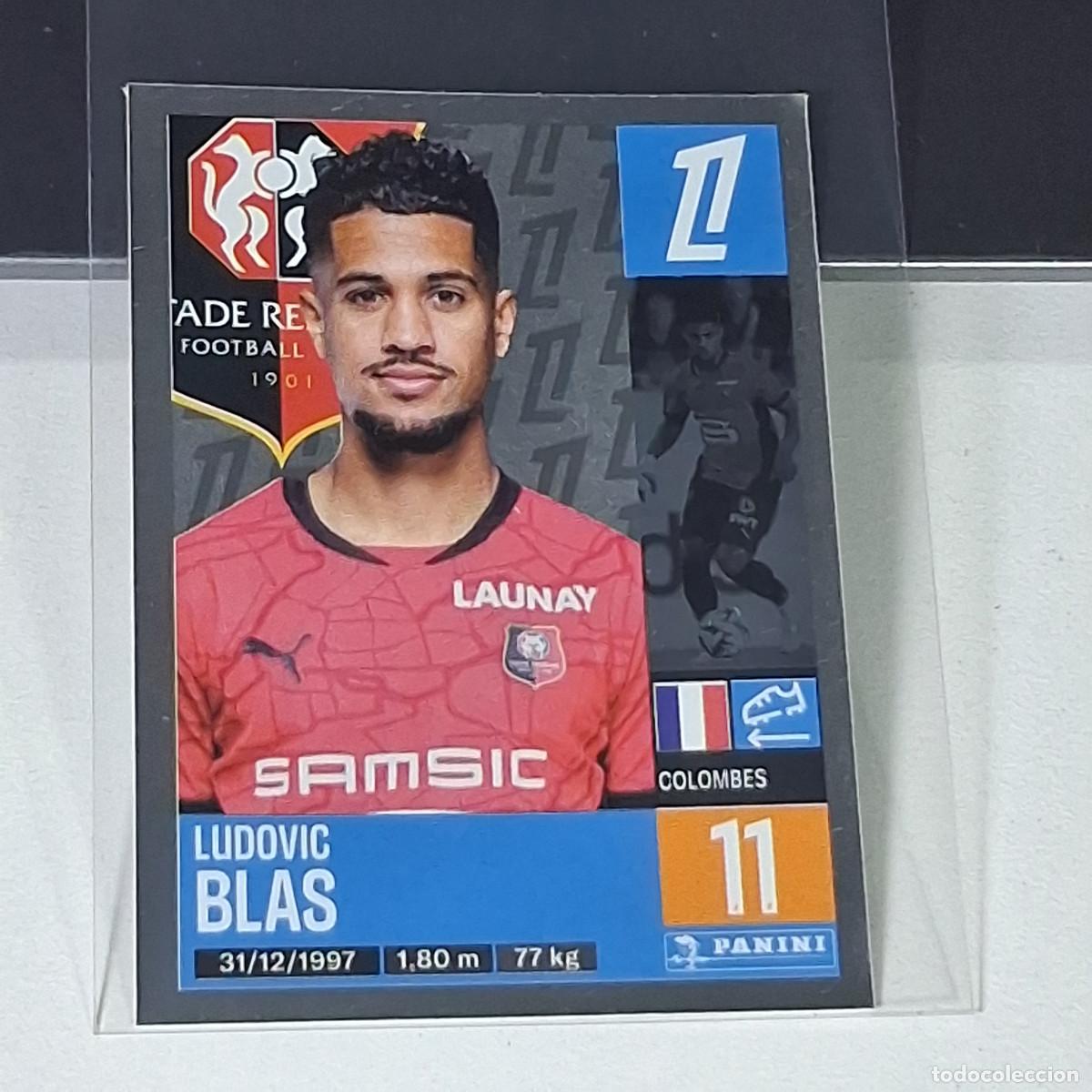Cartes &agrave; collectionner de Football: B41 415 LUDOVIC BLAS STADE DE REIMS FUTBOL CROMO PANINI LIGUE 1 FOOT 24-25 LIGA FRANCIA 2024-2025