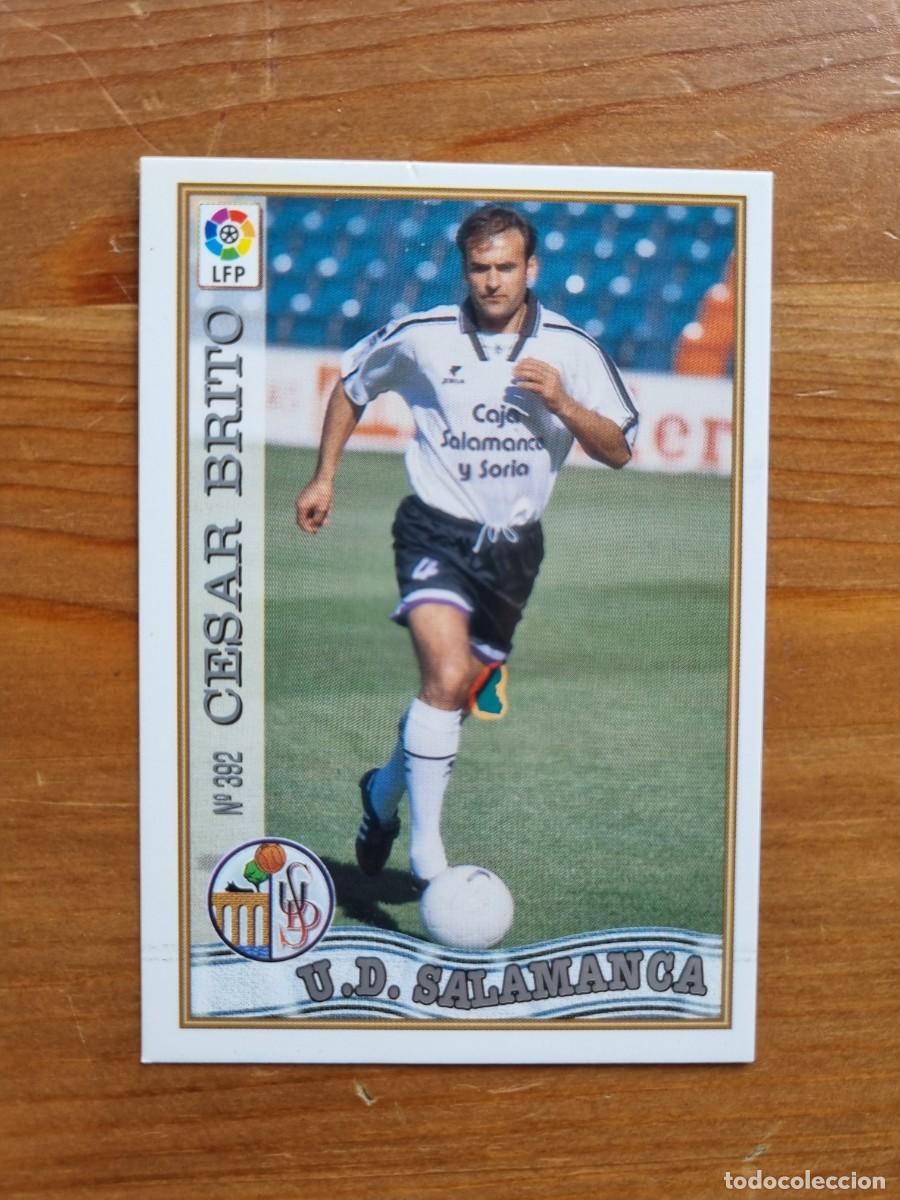 Cartes &agrave; collectionner de Football: 392 C&Eacute;SAR BRITO (UD Salamanca). Las Fichas de la Liga 1997 1998 97 98 (Mundicromo)
