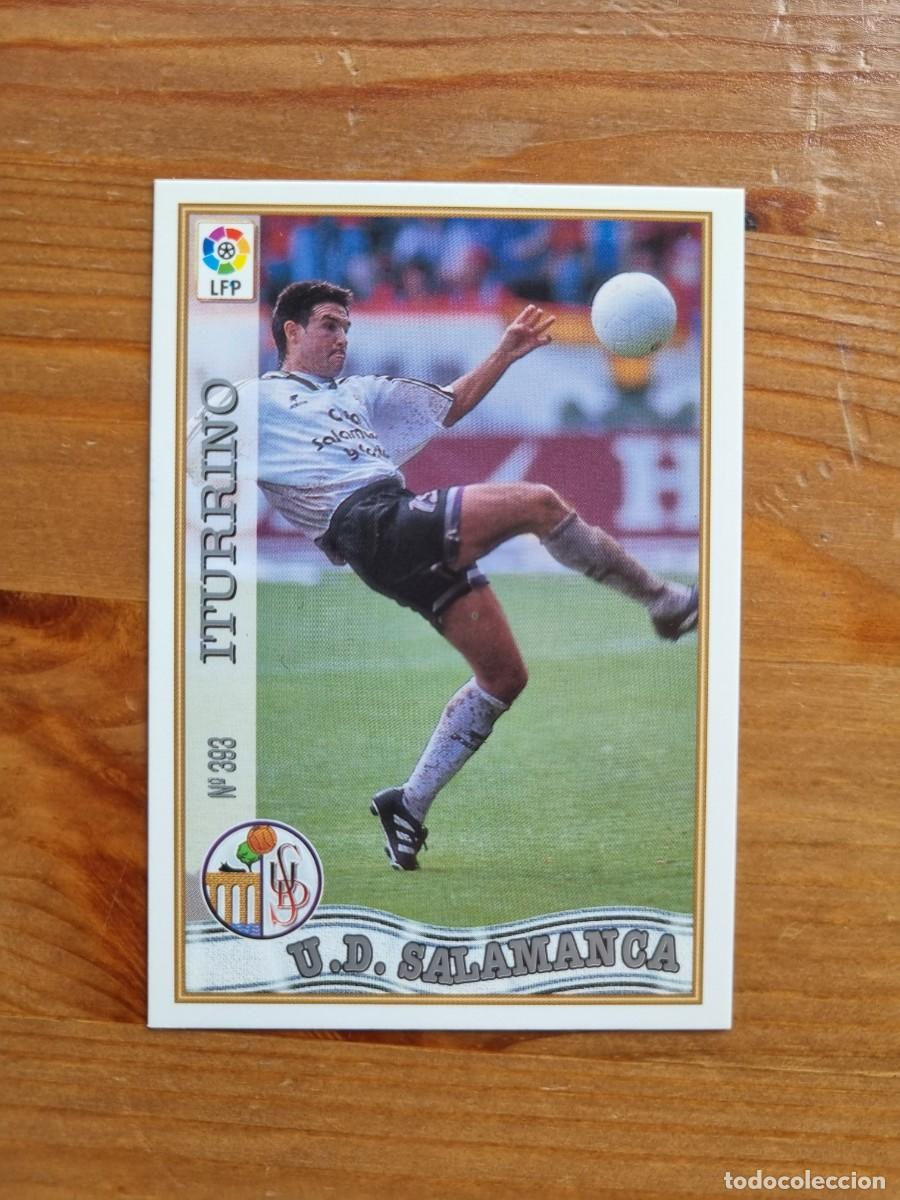 Cartes &agrave; collectionner de Football: 393 ITURRINO (UD Salamanca). Las Fichas de la Liga 1997 1998 97 98 (Mundicromo)