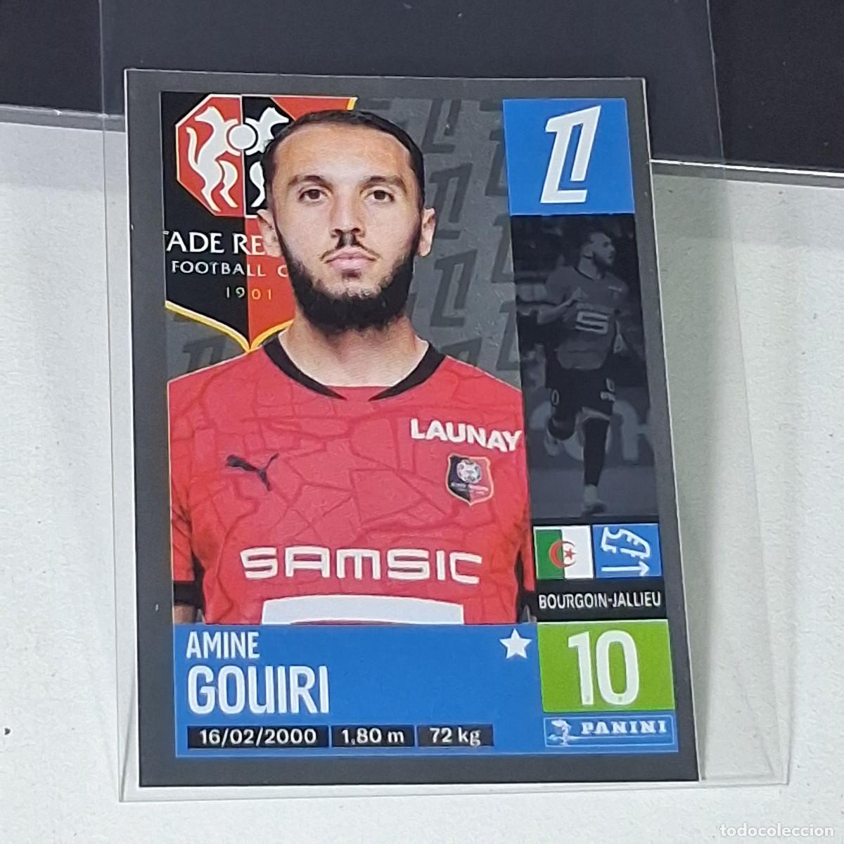Fu&szlig;ball-Sticker: B41 424 AMINE GOUIRI STADE DE REIMS FUTBOL CROMO PANINI LIGUE 1 FOOT 24-25 LIGA FRANCIA 2024-2025