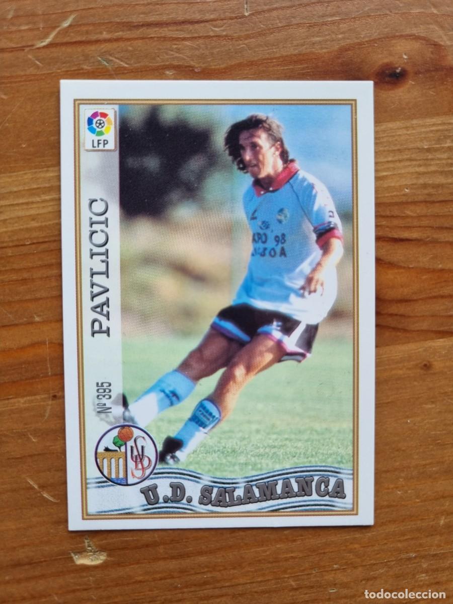 Fu&szlig;ball-Sticker: 395 PAVLICIC (UD Salamanca). Las Fichas de la Liga 1997 1998 97 98 (Mundicromo)