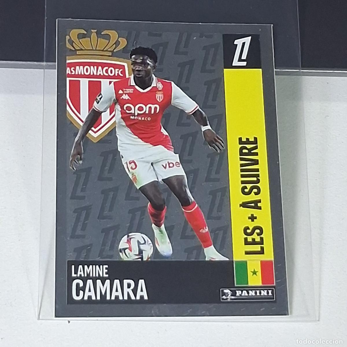 Cartes &agrave; collectionner de Football: B41 431 LAMINE CAMARA MONACO FUTBOL CROMO PANINI LIGUE 1 FOOT 24-25 LIGA FRANCIA 2024-2025