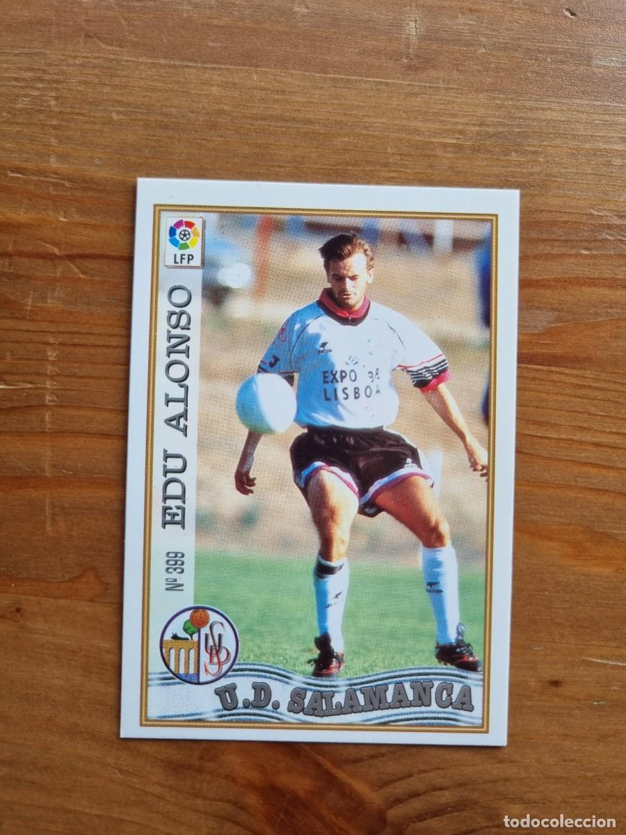 Cartes &agrave; collectionner de Football: 399 EDU ALONSO (UD Salamanca). Las Fichas de la Liga 1997 1998 97 98 (Mundicromo)