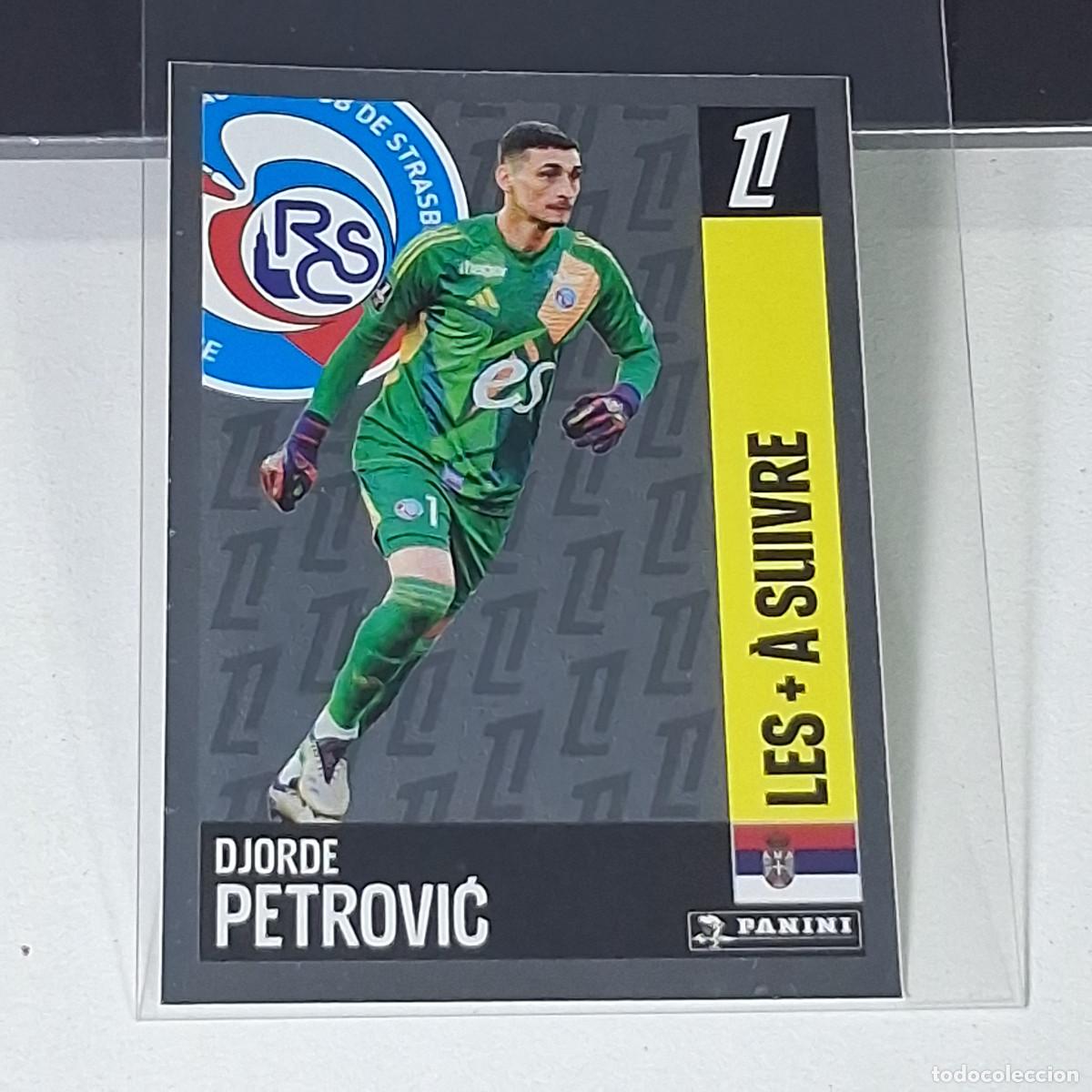 Cartes &agrave; collectionner de Football: B41 435 PETROVIC STRASBOURG FUTBOL CROMO PANINI LIGUE 1 FOOT 24-25 LIGA FRANCIA 2024-2025