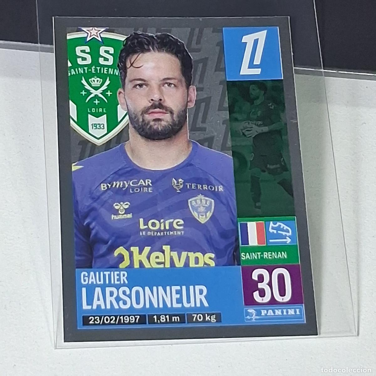 Cartes &agrave; collectionner de Football: B41 437 LARSONNEUR SAINT-ETIENNE FUTBOL CROMO PANINI LIGUE 1 FOOT 24-25 LIGA FRANCIA 2024-2025