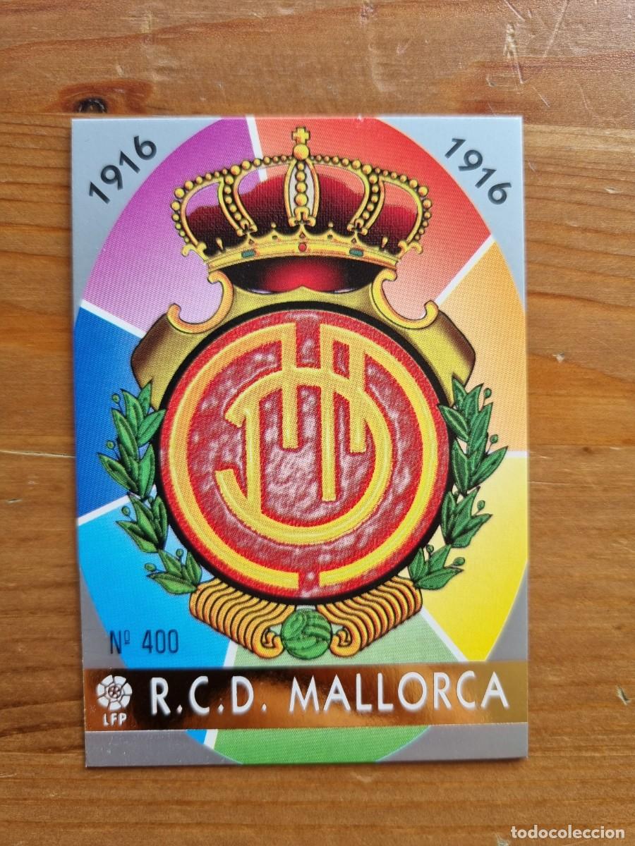 Cromos de f&uacute;tbol: 400 ESCUDO (RCD Mallorca). Las Fichas de la Liga 1997 1998 97 98 (Mundicromo)
