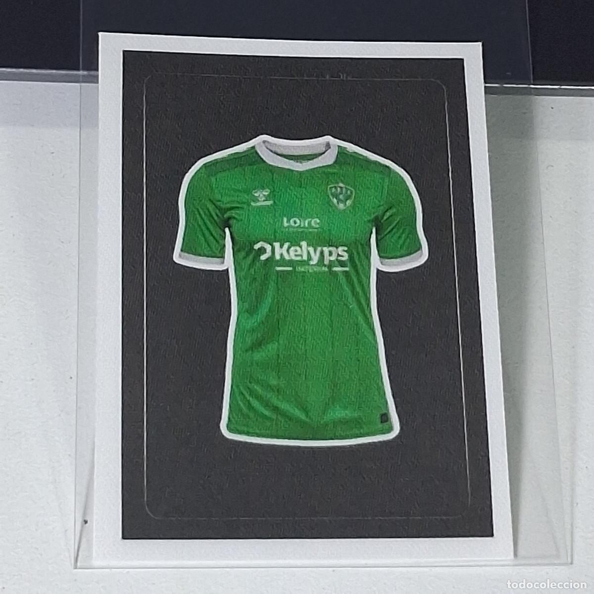 Cromos de f&uacute;tbol: B41 455 CAMISETA SAINT-ETIENNE FUTBOL CROMO PANINI LIGUE 1 FOOT 24-25 LIGA FRANCIA 2024-2025