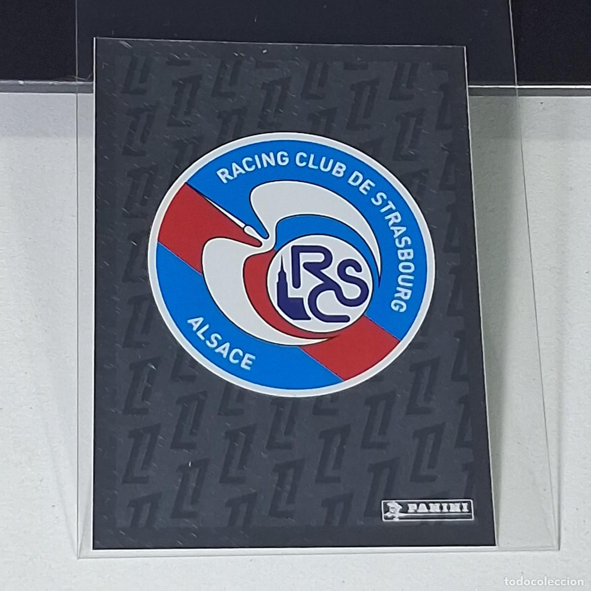 Cromos de f&uacute;tbol: B41 461 ESCUDO BADGE LOGO STRASBOURG FUTBOL CROMO PANINI LIGUE 1 FOOT 24-25 LIGA FRANCIA 2024-2025