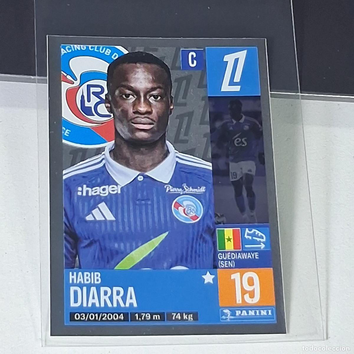 Cromos de f&uacute;tbol: B41 473 HABIB DIARRA STRASBOURG FUTBOL CROMO PANINI LIGUE 1 FOOT 24-25 LIGA FRANCIA 2024-2025