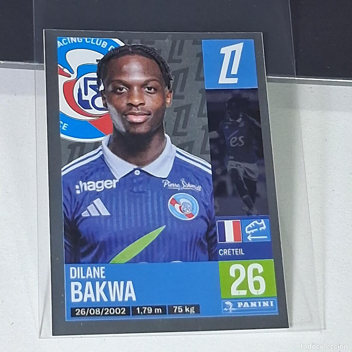 Cromos de f&uacute;tbol: B41 479 DILANE BAKWA STRASBOURG FUTBOL CROMO PANINI LIGUE 1 FOOT 24-25 LIGA FRANCIA 2024-2025