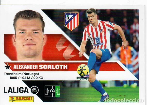 Cromos de f&uacute;tbol: CROMO PANINI LIGA ESTE 26 27 - N&ordm; 19 - SORLOTH - ATL&Eacute;TICO DE MADRID