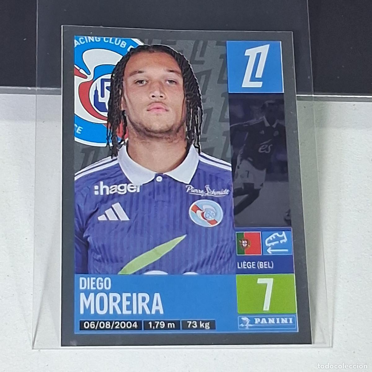 Cromos de f&uacute;tbol: B41 484 DIEGO MOREIRA STRASBOURG FUTBOL CROMO PANINI LIGUE 1 FOOT 24-25 LIGA FRANCIA 2024-2025
