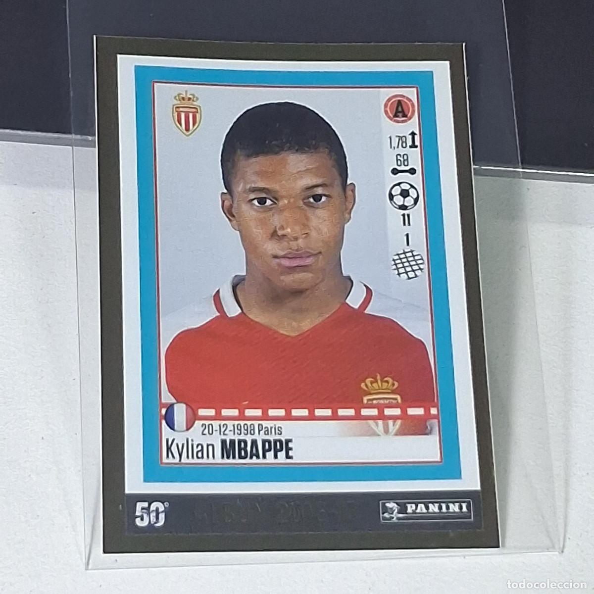 Cromos de f&uacute;tbol: B41 487 KYLIAN MBAPPE MONACO FUTBOL CROMO PANINI LIGUE 1 FOOT 24-25 LIGA FRANCIA 2024-2025