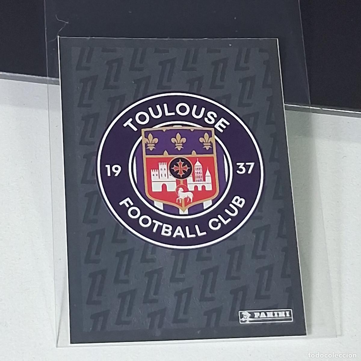 Cromos de f&uacute;tbol: B41 490 ESCUDO TOULOUSE FUTBOL CROMO PANINI LIGUE 1 FOOT 24-25 LIGA FRANCIA 2024-2025