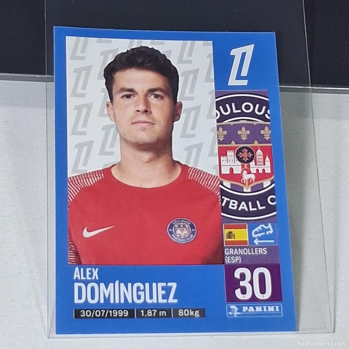 Cromos de f&uacute;tbol: B41 491 ALEX DOMINGUEZ TOULOUSE FUTBOL CROMO PANINI LIGUE 1 FOOT 24-25 LIGA FRANCIA 2024-2025