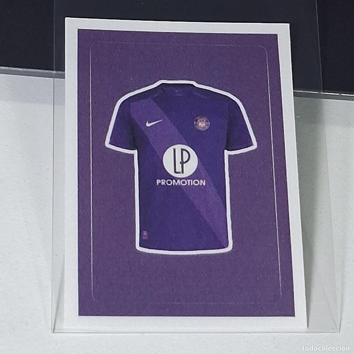 Cromos de f&uacute;tbol: B41 509 CAMISETA TOULOUSE FUTBOL CROMO PANINI LIGUE 1 FOOT 24-25 LIGA FRANCIA 2024-2025