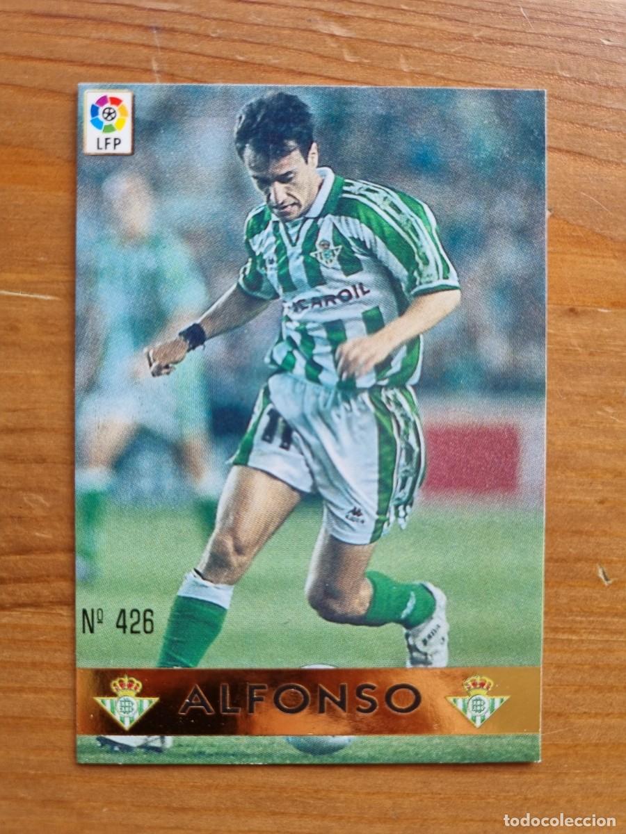 Cromos de f&uacute;tbol: 426 ALFONSO (Real Betis) EL MEJOR 1996. Las Fichas de la Liga 1997 1998 97 98 (Mundicromo)