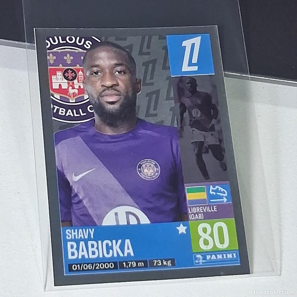 Cromos de f&uacute;tbol: B41 510 SHAVY BABICKA TOULOUSE FUTBOL CROMO PANINI LIGUE 1 FOOT 24-25 LIGA FRANCIA 2024-2025