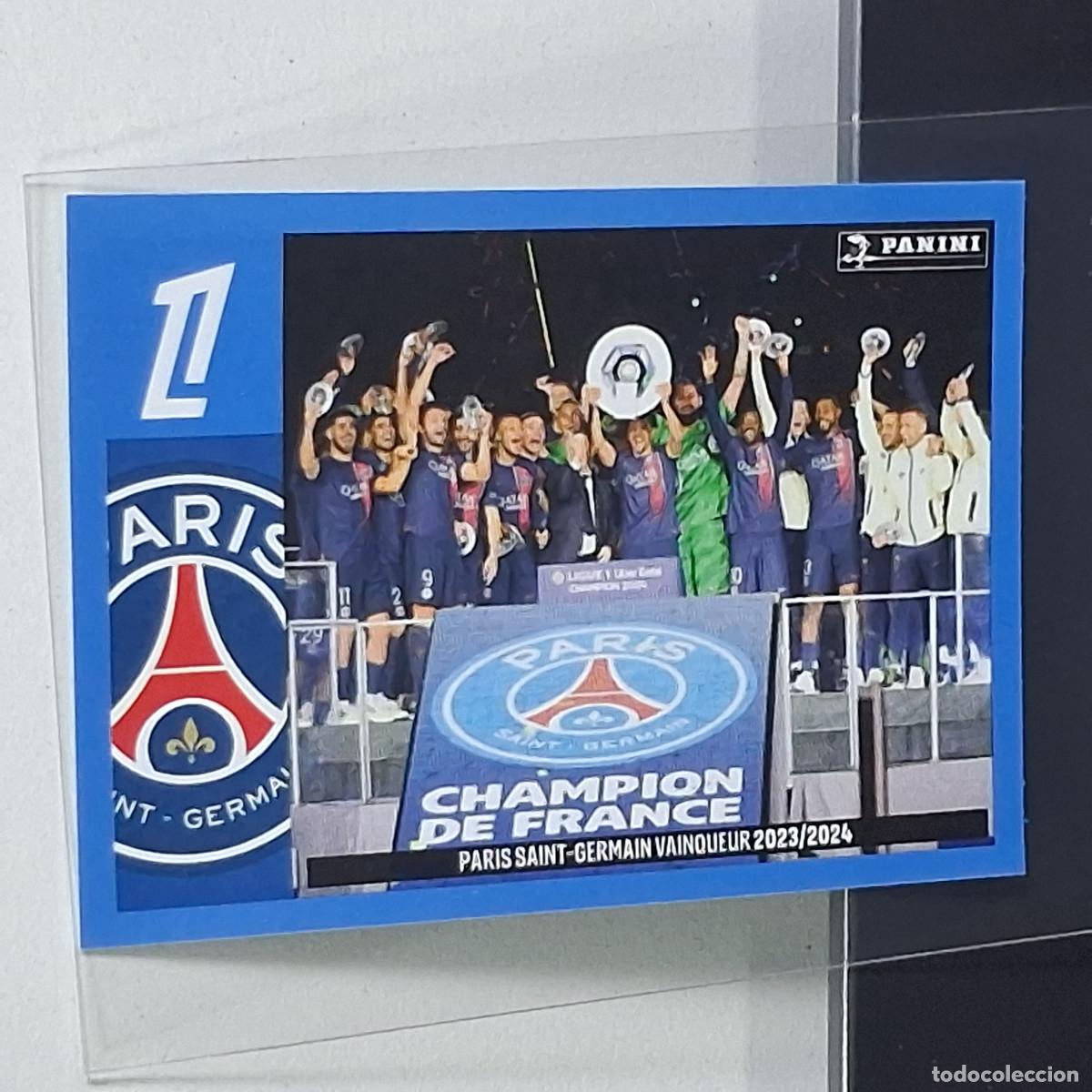 Cromos de f&uacute;tbol: B41 522 EQUIPO PARIS SAINT GERMAIN PSG FUTBOL CROMO PANINI LIGUE 1 FOOT 24-25 LIGA FRANCIA 2024-2025