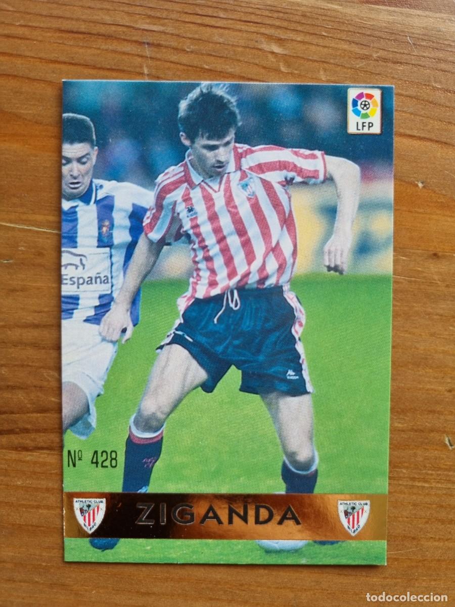Cromos de f&uacute;tbol: 428 ZIGANDA (Athletic Club) EL MEJOR 1996. Las Fichas de la Liga 1997 1998 97 98 (Mundicromo)
