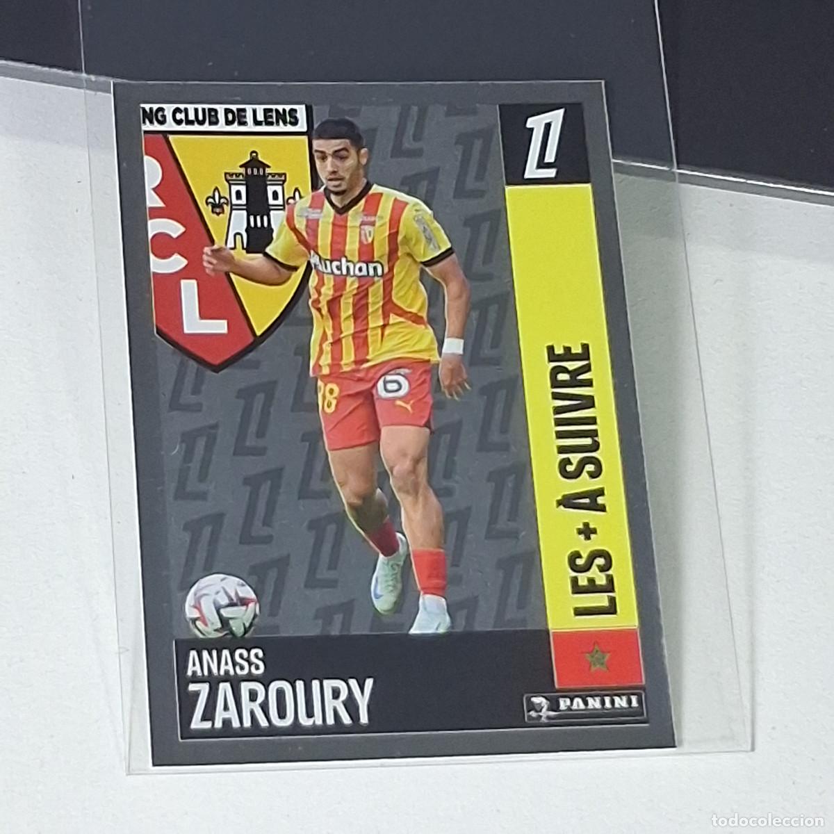 Cromos de f&uacute;tbol: B41 523 ANASS ZAROURY LENS FUTBOL CROMO PANINI LIGUE 1 FOOT 24-25 LIGA FRANCIA 2024-2025