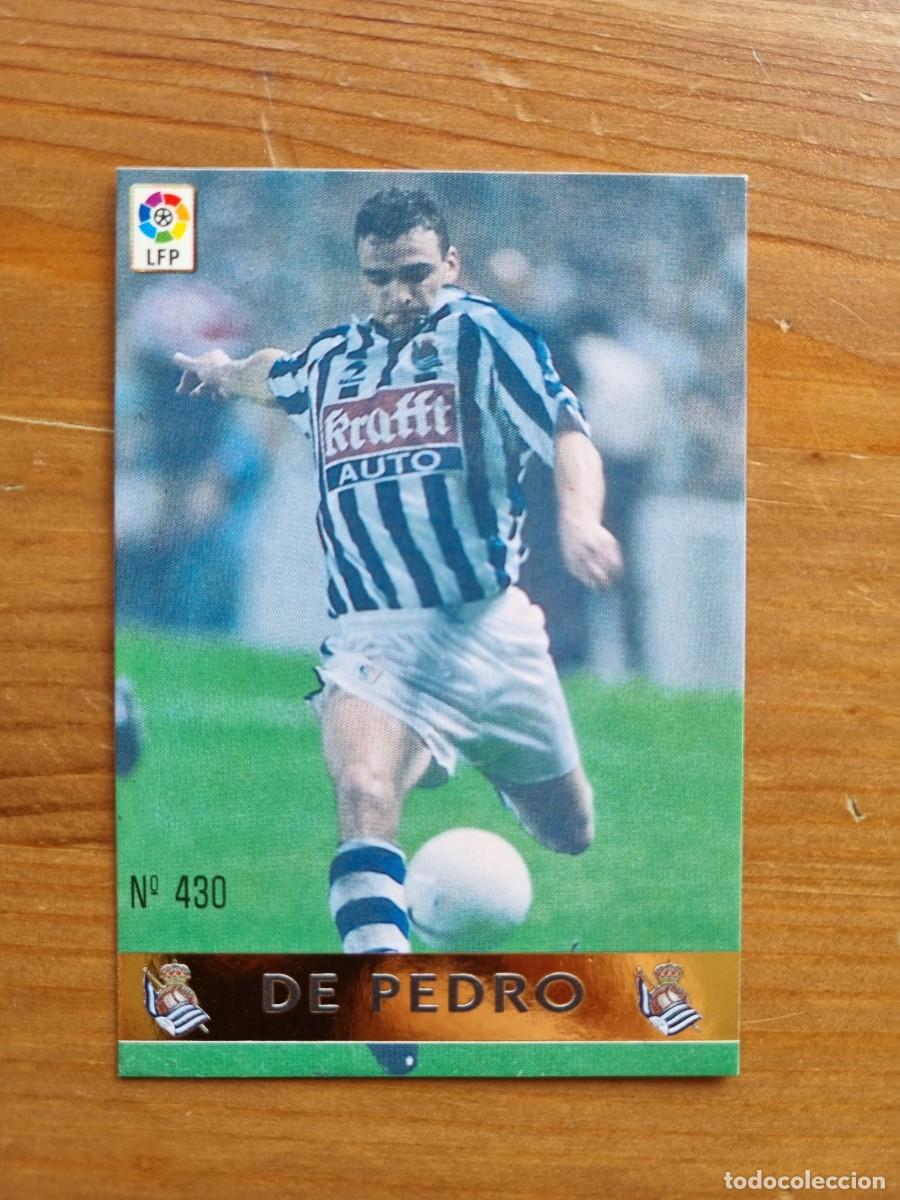 Cromos de f&uacute;tbol: 430 DE PEDRO (Real Sociedad) EL MEJOR 1996. Las Fichas de la Liga 1997 1998 97 98 (Mundicromo)