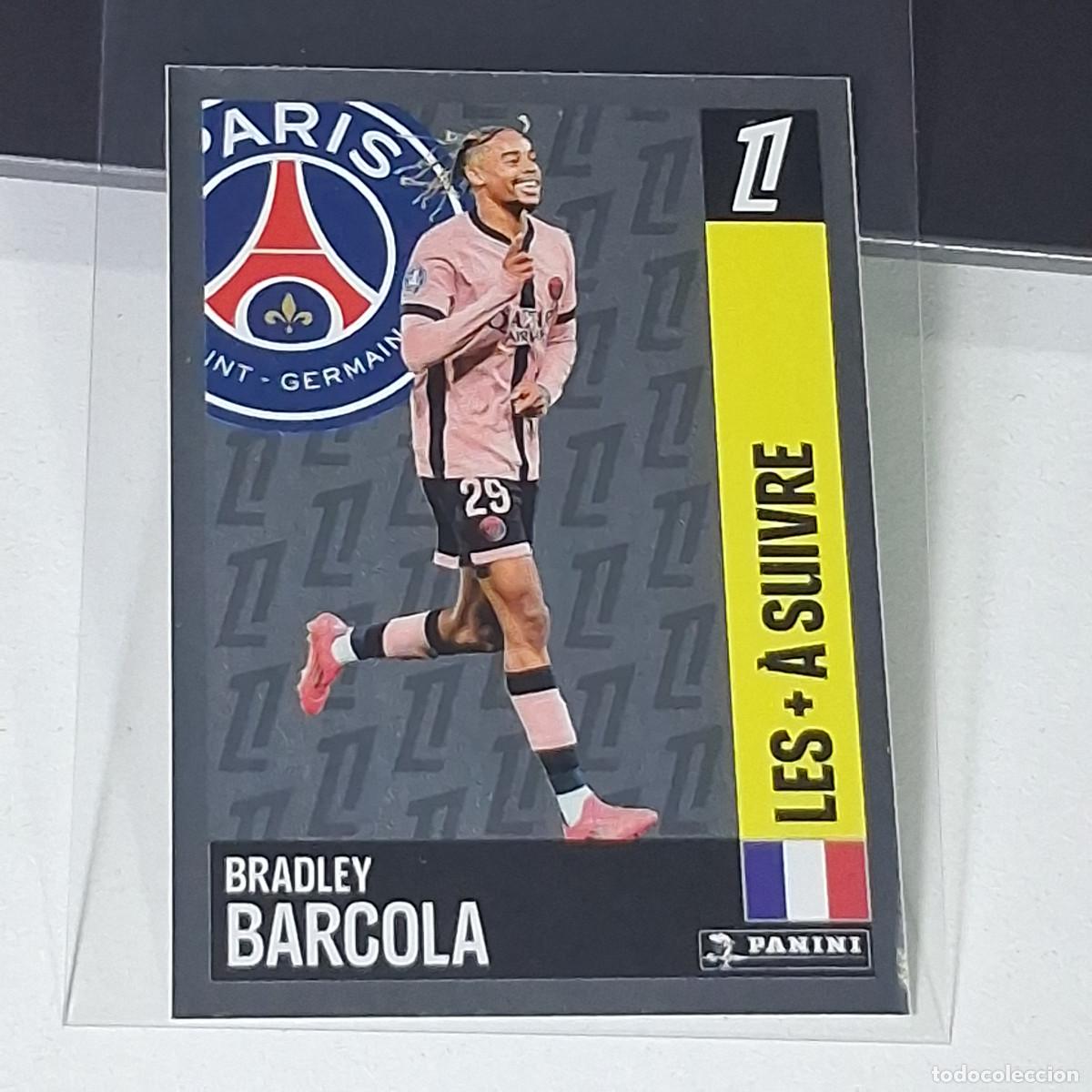 Cromos de f&uacute;tbol: B41 529 BARCOLA PARIS SAINT GERMAIN PSG CROMO PANINI LIGUE 1 FOOT 24-25 LIGA FRANCIA 2024-2025