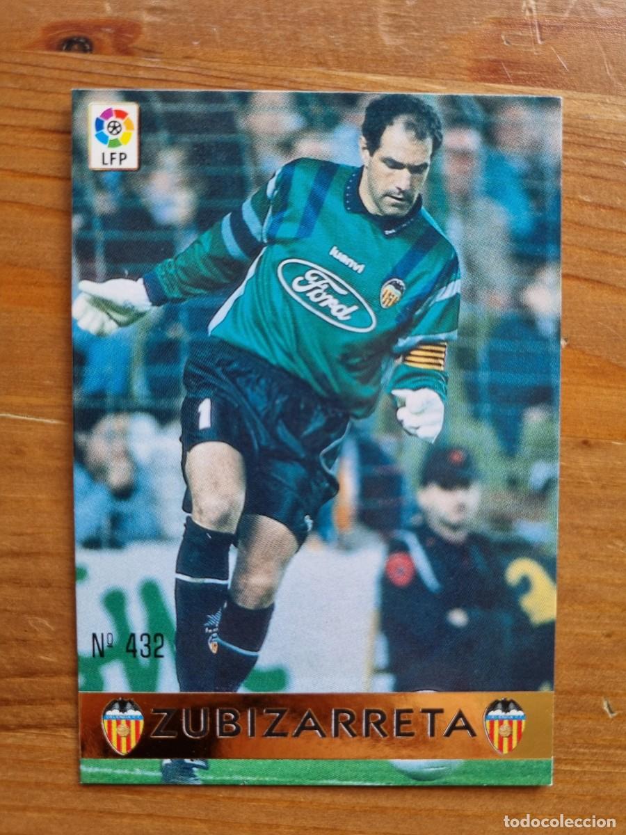 Cromos de f&uacute;tbol: 432 ZUBIZARRETA (Valencia CF) EL MEJOR 1996. Las Fichas de la Liga 1997 1998 97 98 (Mundicromo)