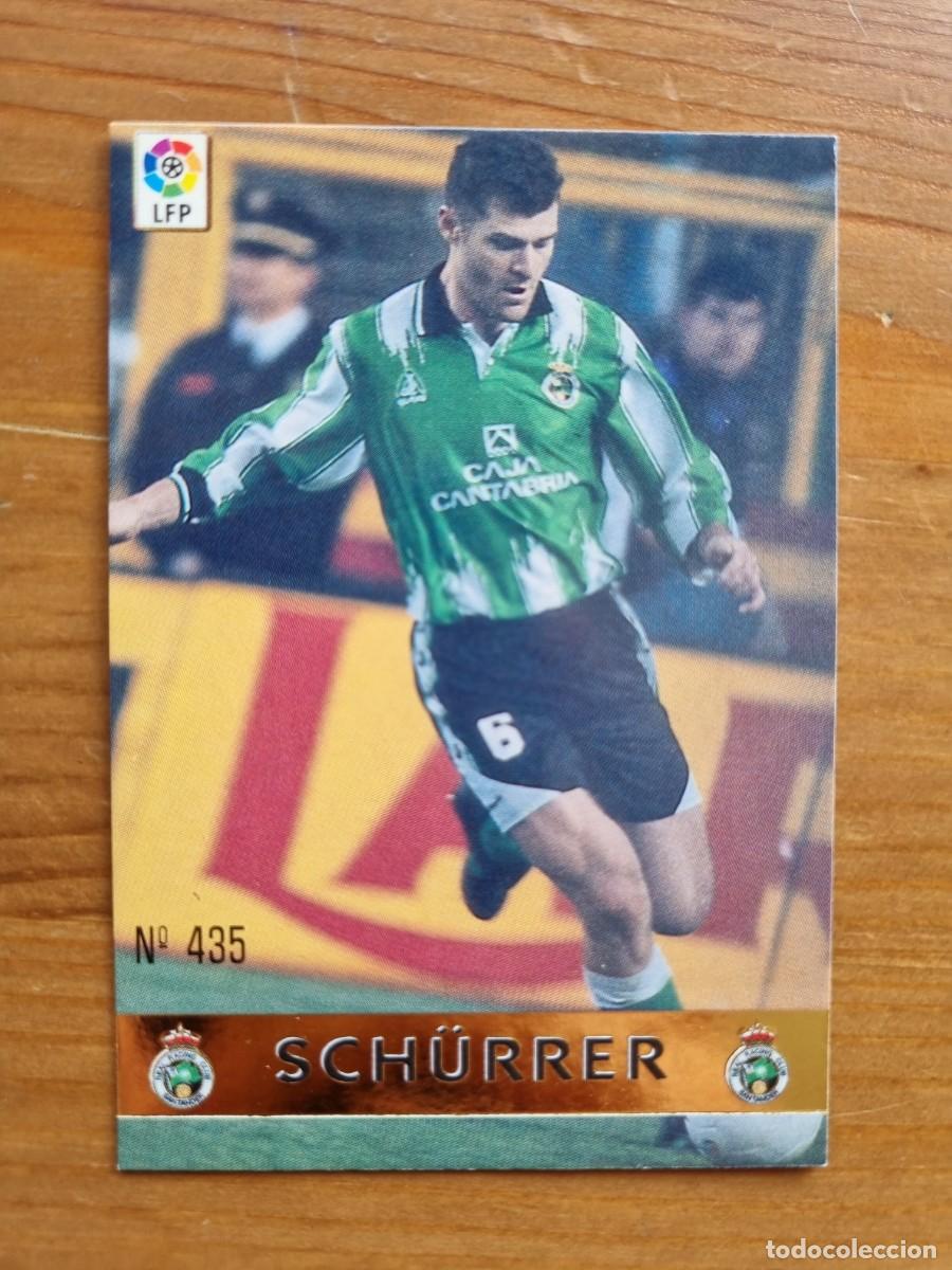Cromos de f&uacute;tbol: 435 SCH&Uuml;RRER (Racing de Santander) EL MEJOR 1996. Las Fichas de la Liga 1997 1998 97 98 (Mundicromo)