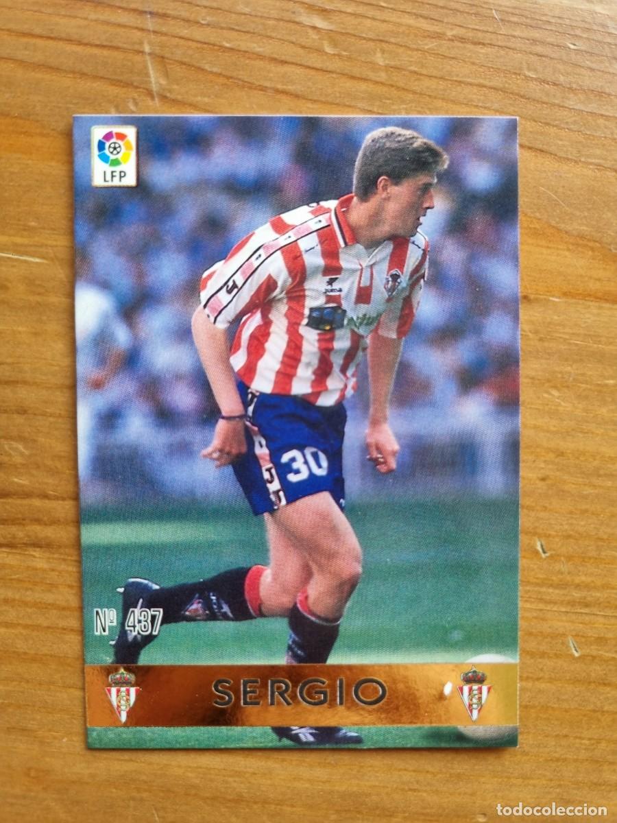 Cromos de f&uacute;tbol: 437 SERGIO (Sporting de Gij&oacute;n) EL MEJOR 1996. Las Fichas de la Liga 1997 1998 97 98 (Mundicromo)