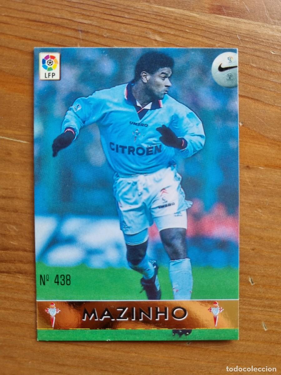 Cromos de f&uacute;tbol: 438 MAZINHO (Celta de Vigo) EL MEJOR 1996. Las Fichas de la Liga 1997 1998 97 98 (Mundicromo)