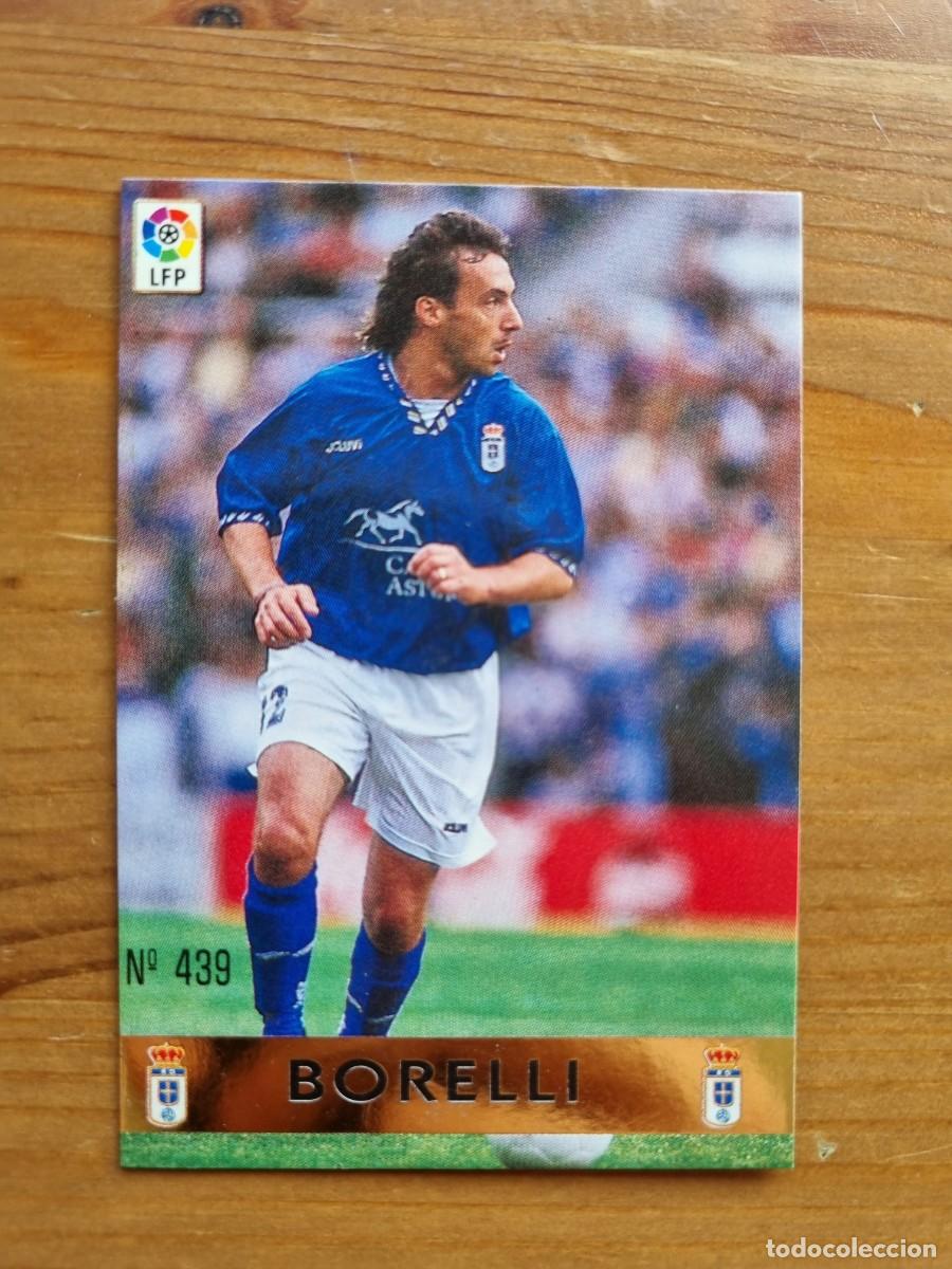 Cromos de f&uacute;tbol: 439 BORELLI (Real Oviedo) EL MEJOR 1996. Las Fichas de la Liga 1997 1998 97 98 (Mundicromo)