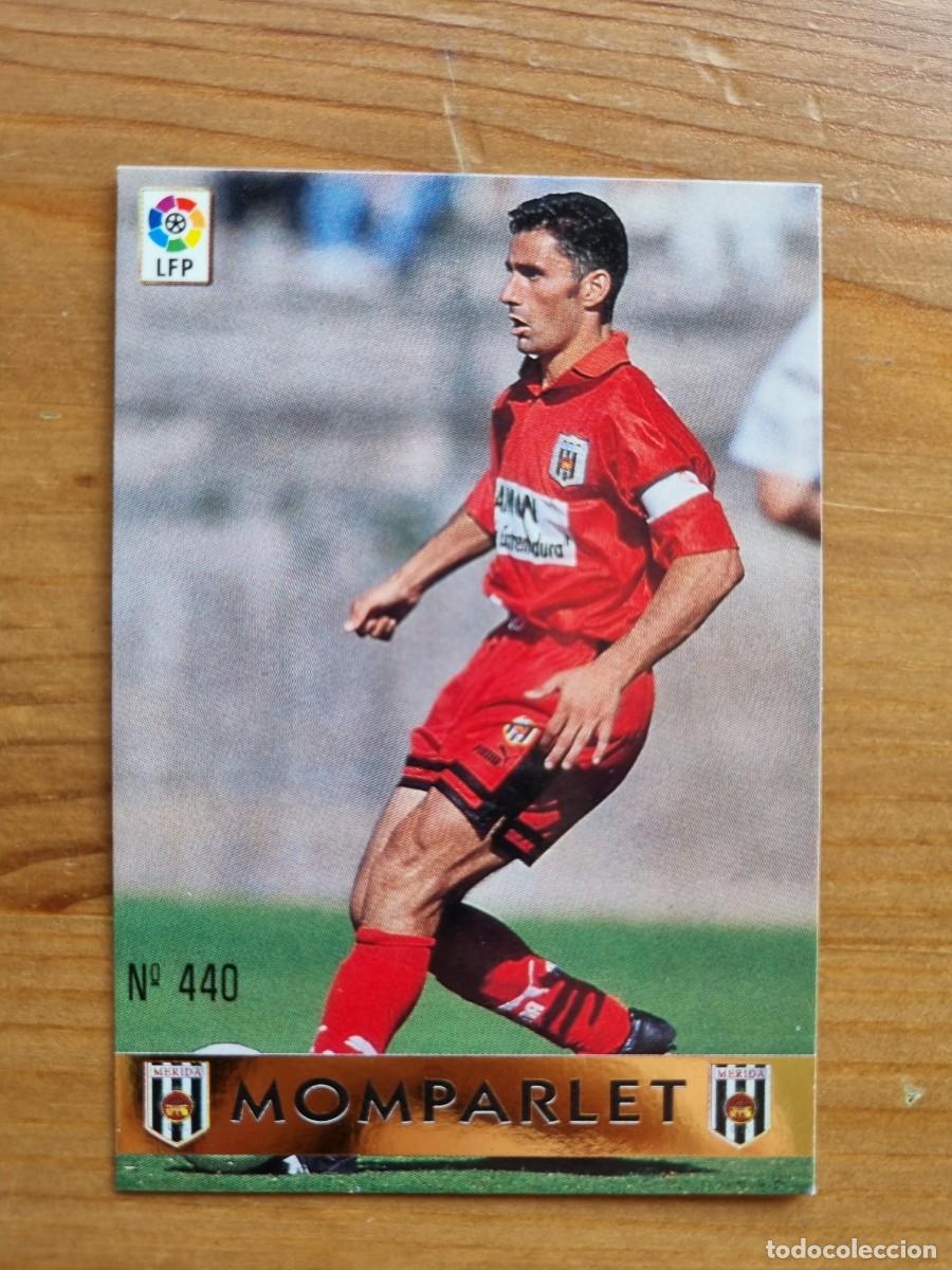 Cromos de f&uacute;tbol: 440 MOMPARLET (CP M&eacute;rida) EL MEJOR 1996. Las Fichas de la Liga 1997 1998 97 98 (Mundicromo)