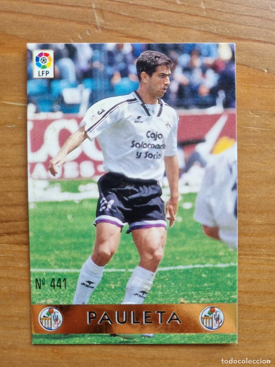 Cromos de f&uacute;tbol: 441 PAULETA (UD Salamanca) EL MEJOR 1996. Las Fichas de la Liga 1997 1998 97 98 (Mundicromo)